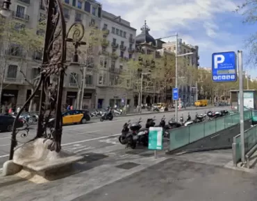 Parkplatz SABA BAMSA Passeig de Gràcia - Consell de Cent