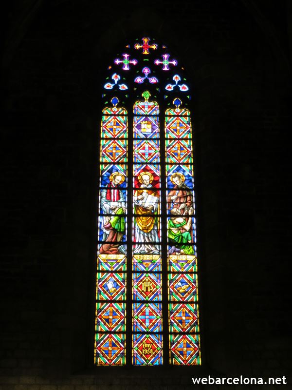 Fenster von Basilika Santa María del Mar