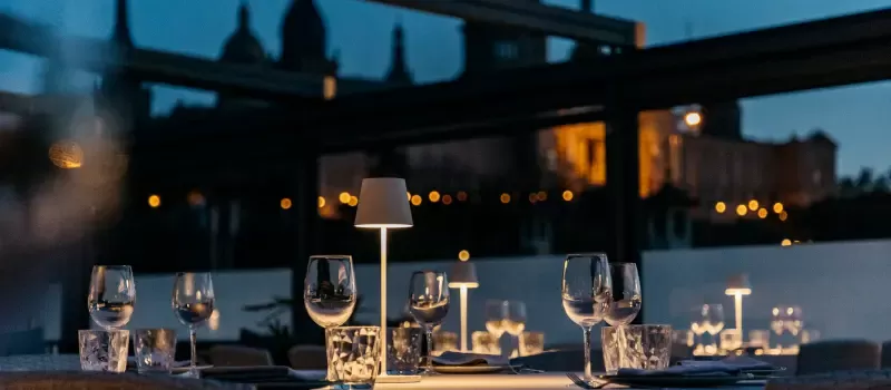 Hotel Intercontinental Barcelona cena con vistas