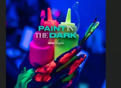 Paint in the Dark: taller de pintura fluorescente + bebidas ilimitadas